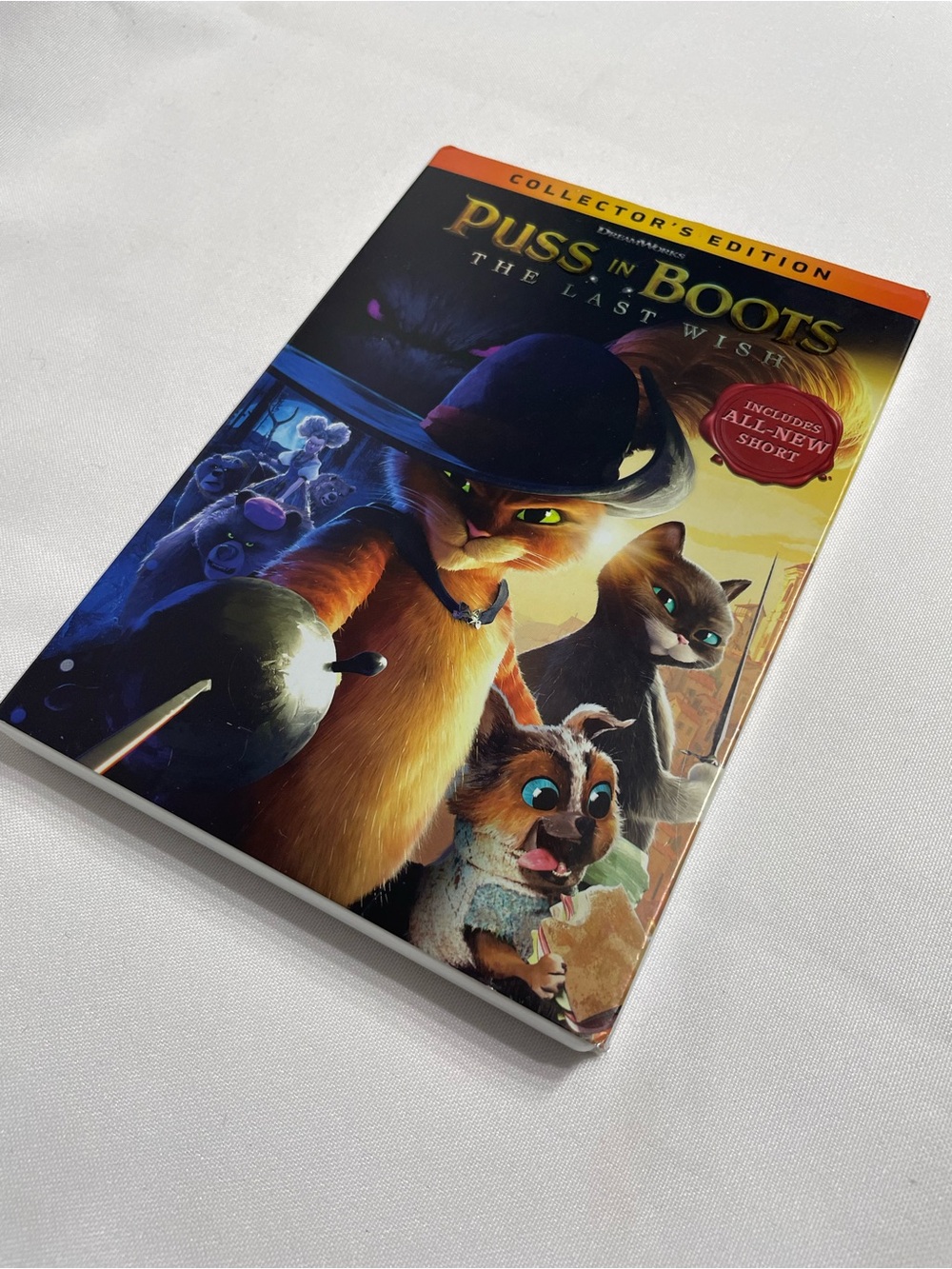 Puss in Boots The Last Wish Dreamworks DVD Great Condition